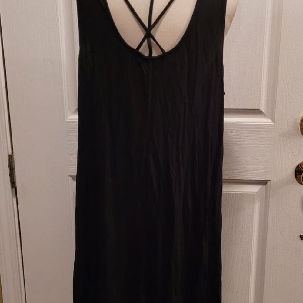Black Maurice Dress casual 24/7 soft stretchable strappy spring summer 1X